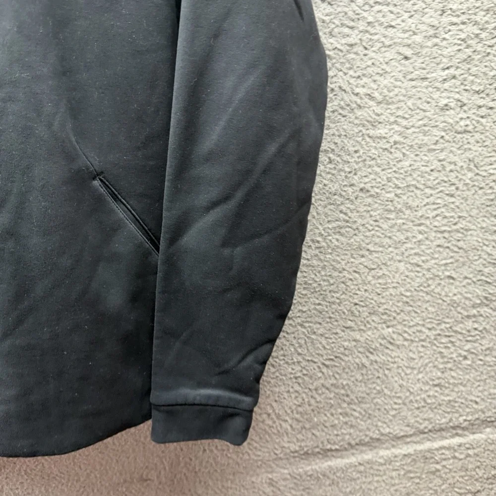 Nike DRI-FIT Hoodie Mens Size Small Black Pullover Thermal Fit Tonal Swoosh Logo